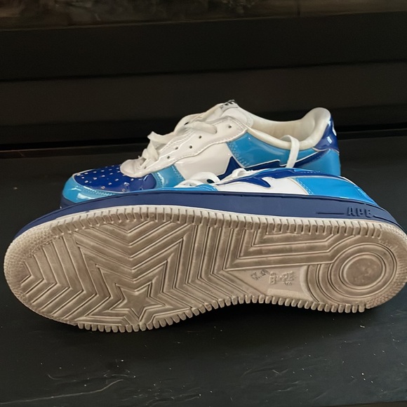 A Bathing Ape Bape Sta Navy FS-001 Sneaker DS Size 13 Used excellent condition - Picture 5 of 14